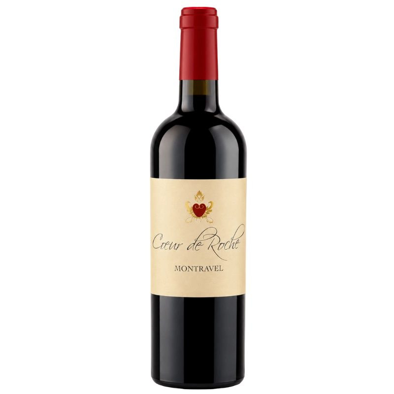 Bouteille du Château Moulin Caresse Cuvée Coeur de Roche Montravel rouge 75cl