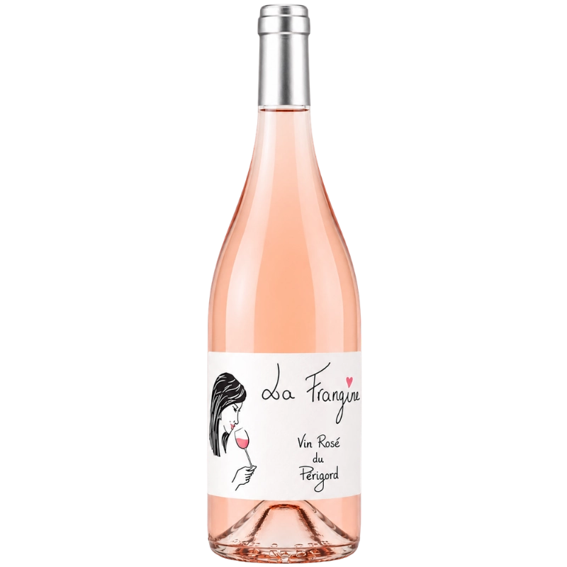 Bouteille du Château Moulin Caresse Cuvée La Frangine VDP Rosé 75cl
