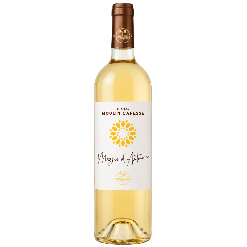 Bouteille de Château Moulin Caresse Cuvée Magie d'Automne Côtes de Bergerac Moelleux 75cl