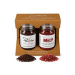 Coffret avec un moulin de Poivrine et un moulin de Sel de château 