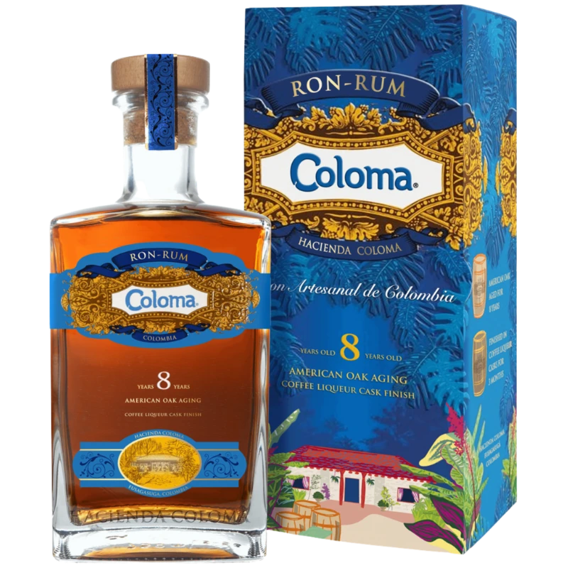 Bouteille de Rhum Vieux Coloma 8 Ans de Colombie 70cl