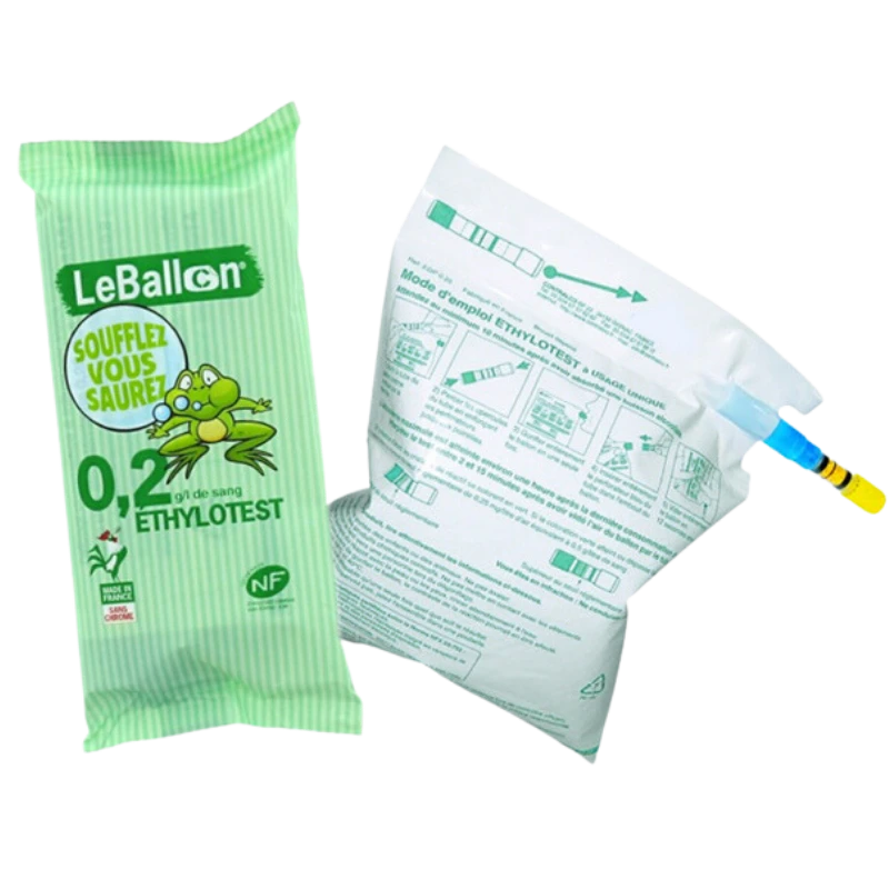 Ethylotest 0,2 gl de sang
