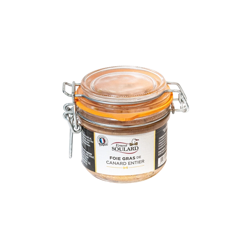 Foie gras entier 130 grammes Ernest Soulard