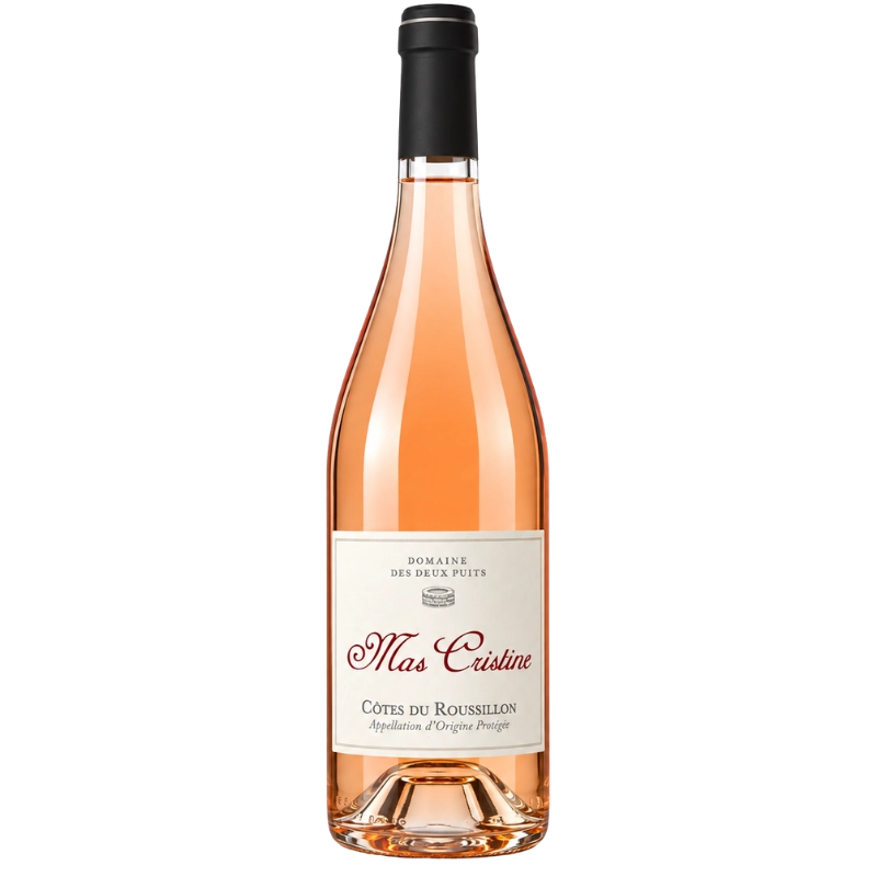 Côtes du Roussillon Domaine des Deux Puits Mas Cristine Rosé 75cl Vin