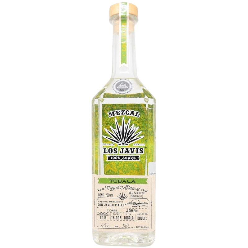 Mezcal Los Javis 100% agave Tobala 70cl
