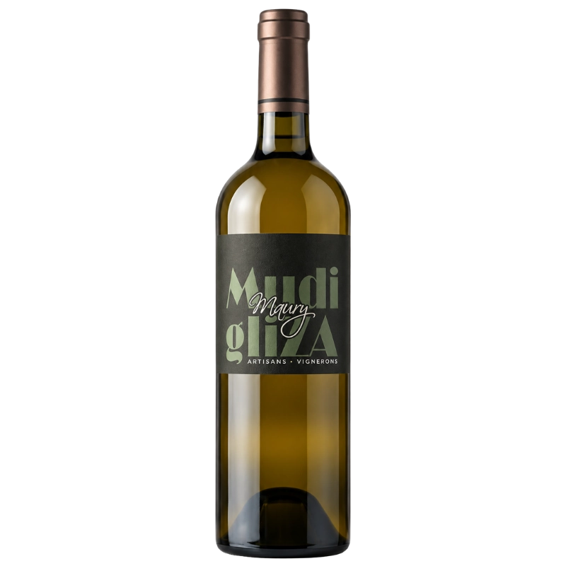 Bouteille de Mas Mudigliza Maury blanc, 75 cl