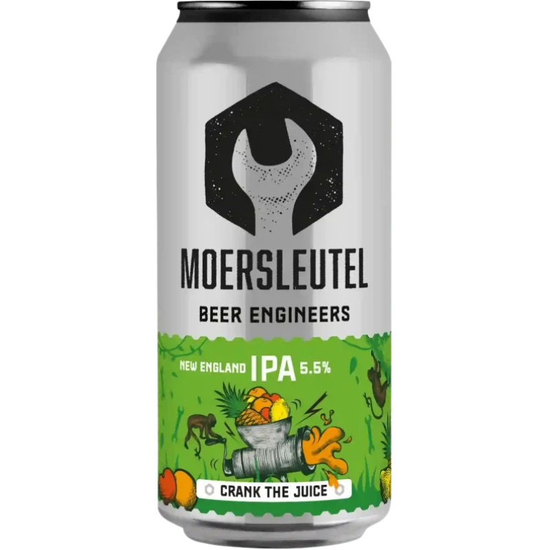 Bière Pays Bas New England IPA Crank the Juice, Moersleutel 44cl