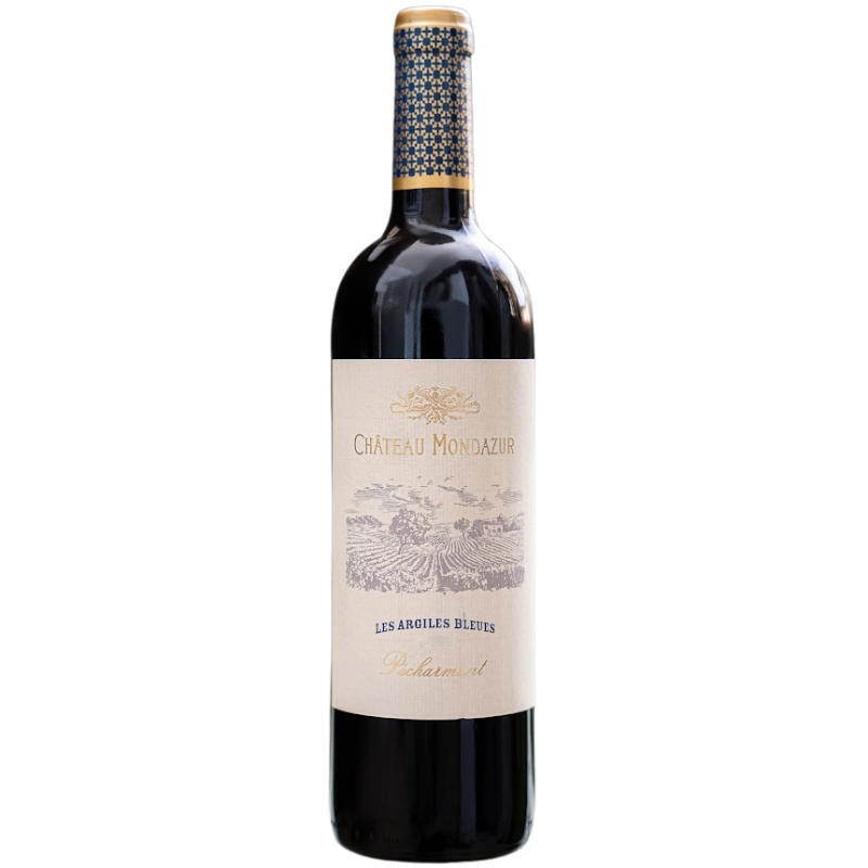 Vin rouge Pécharmant du château Mondazur cuvée les Argiles Bleues