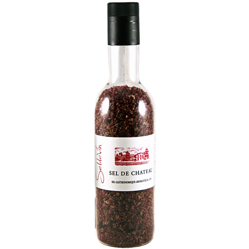 Petite Bouteille Plastique de Sel de Château 160 gr