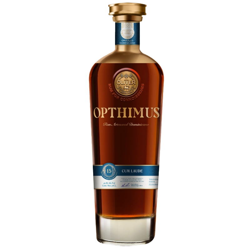 Bouteille de rhum vieux Opthimus 15 ans, République dominicaine, 70 cl