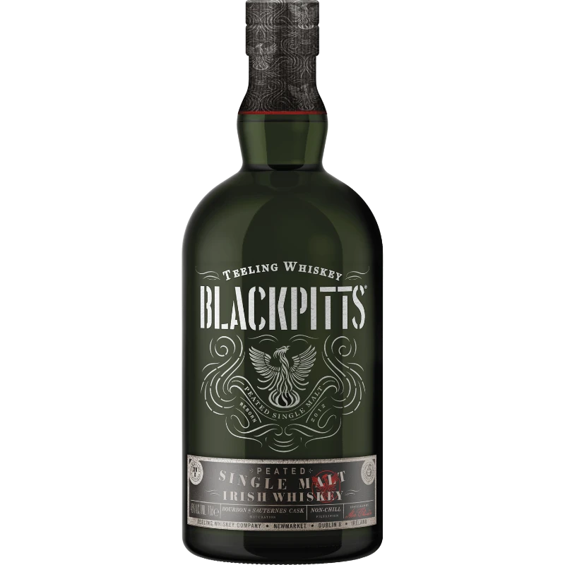 Bouteille de Whiskey de chez Teeling Cuvée Blackpitts 70cl