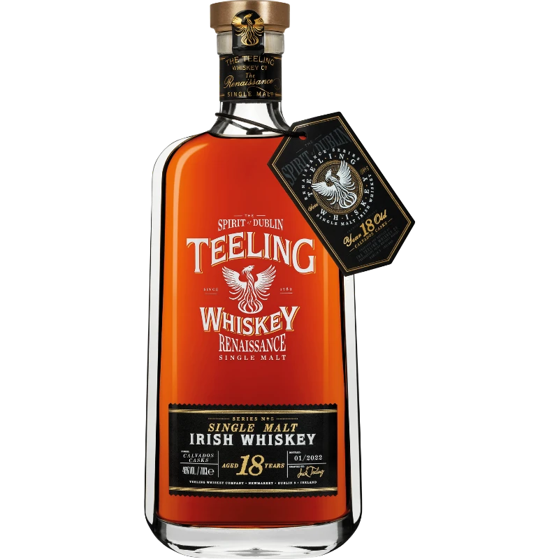 Bouteille de Whiskey de chez Teeling Cuvée Renaissance 70cl