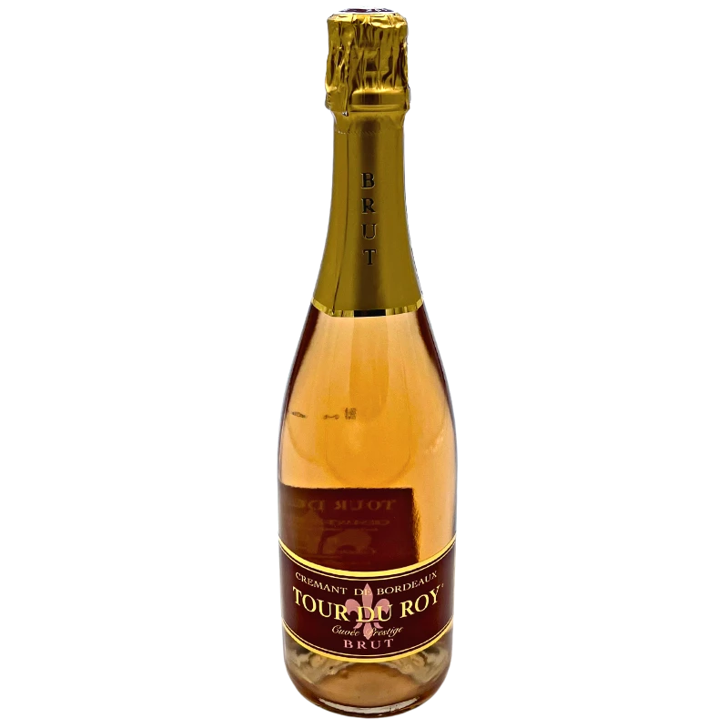 Bouteille de Crémant de Bordeaux rosé de chez La Tour du Roy 75cl