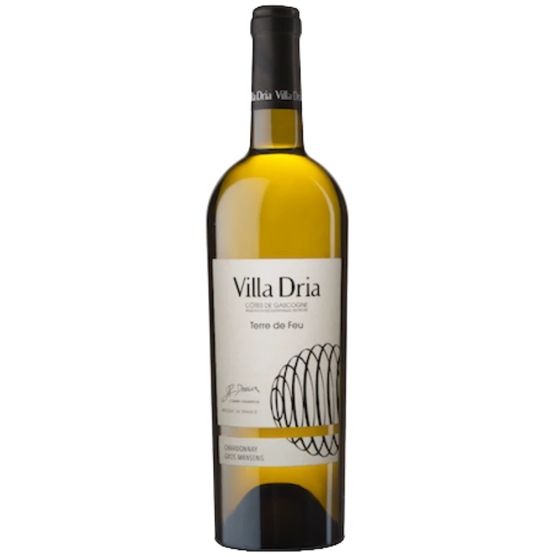 Bouteille de Villa Dria Cuvée Terre de Feu en Côtes de Gascogne 75cl