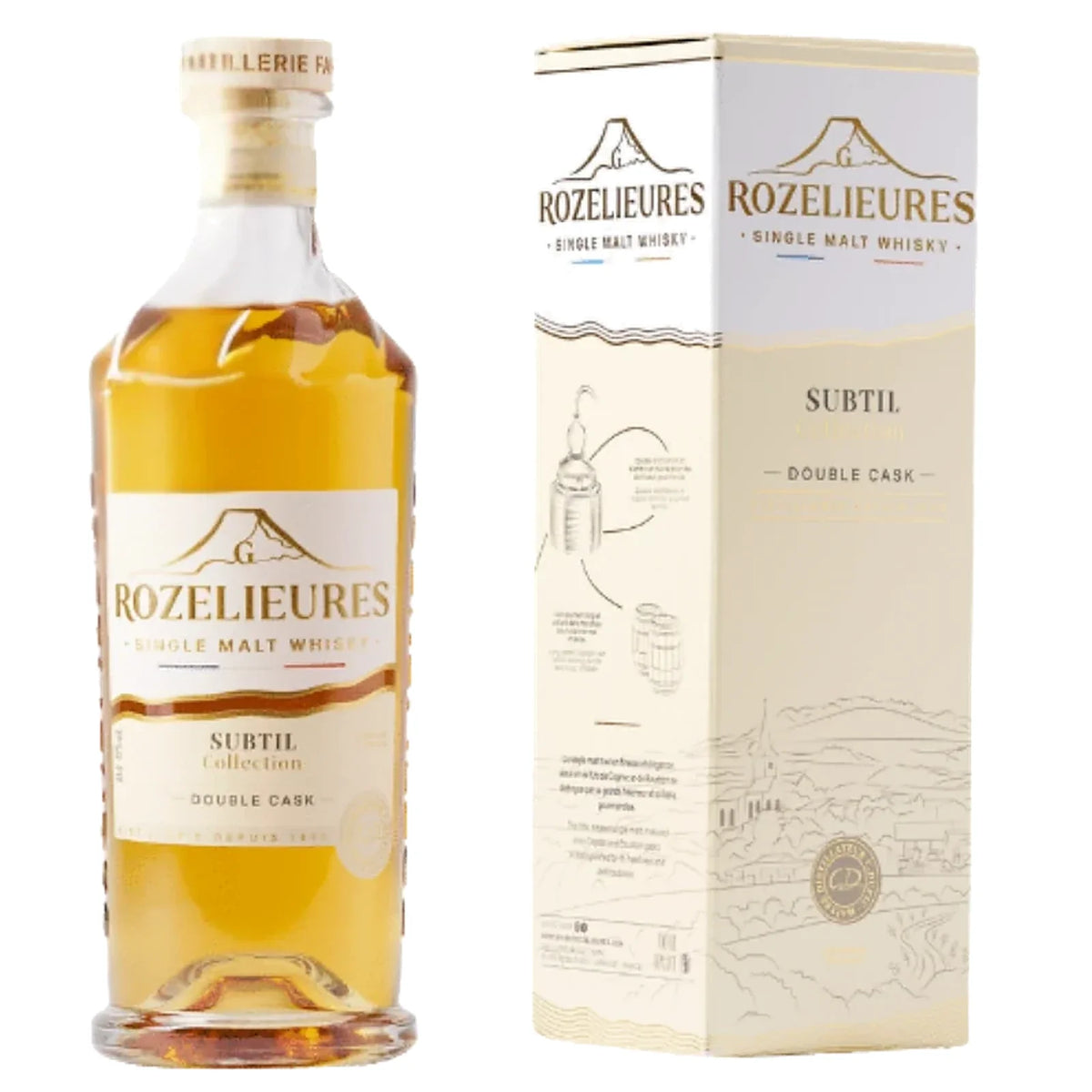 Bouteille de whisky français Rozelieures Subtil Collection
