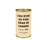 Bocal de cou d'oie farci au foie gras de canard 200 g