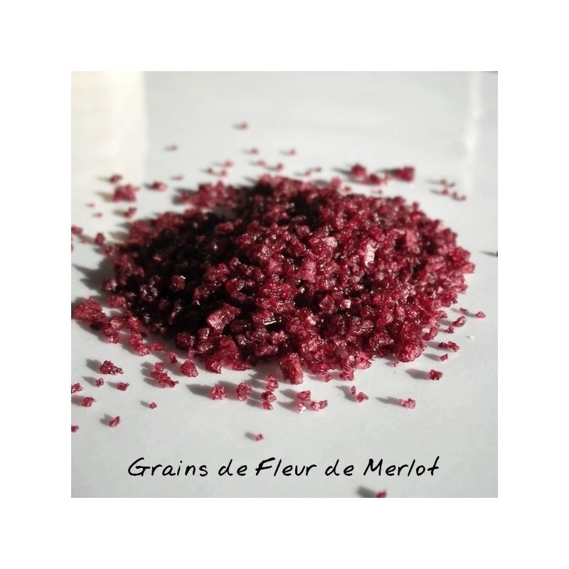 Grains de Fleur de Merlot en gros plan