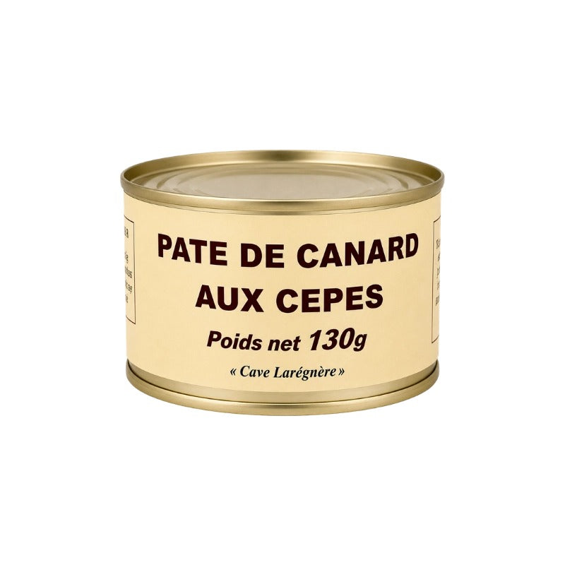 Bocal de pâté de canard aux cèpes 130 g