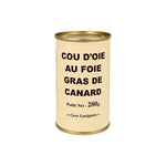 Bocal de cou d'oie farci au foie gras de canard 200 g