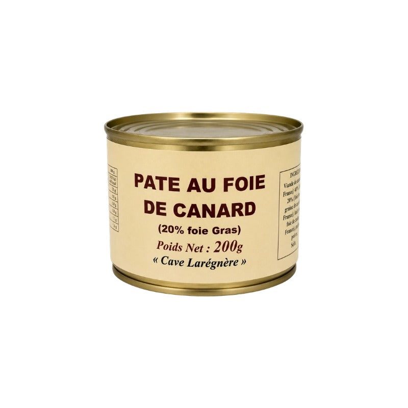 Bocal de pâté au foie de canard 200 g
