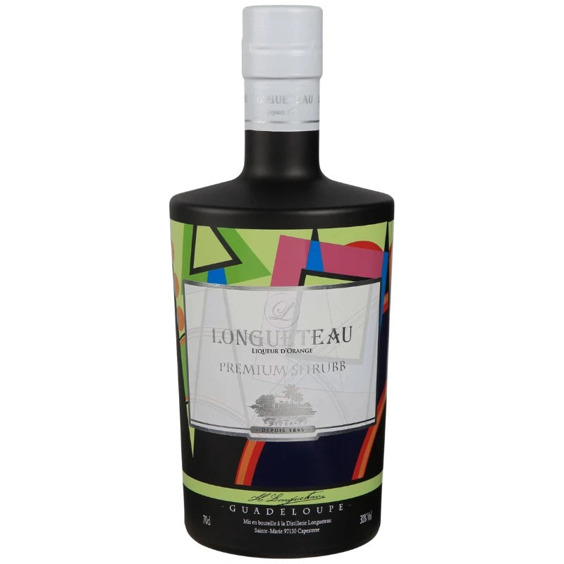 Bouteille de liqueur Longueteau Premium Shrubb, Guadeloupe