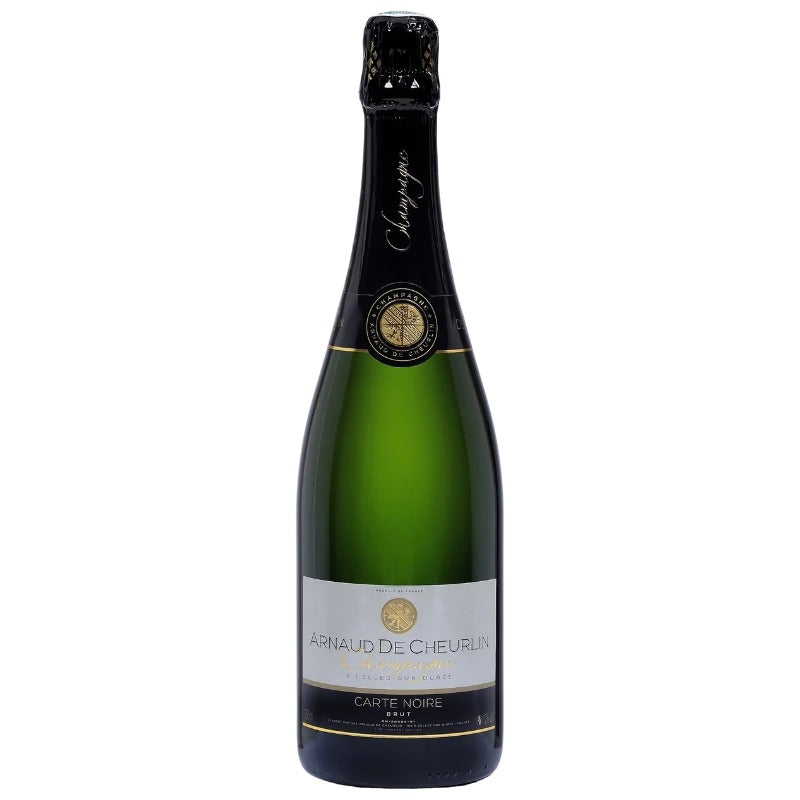 Bouteille de champagne Arnaud de Cheurlin Carte Noire