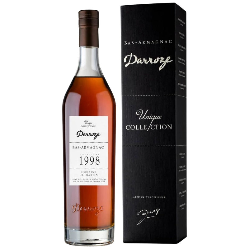 Bouteille d'armagnac Darroze 1998, Domaine de Martin, Bas-Armagnac