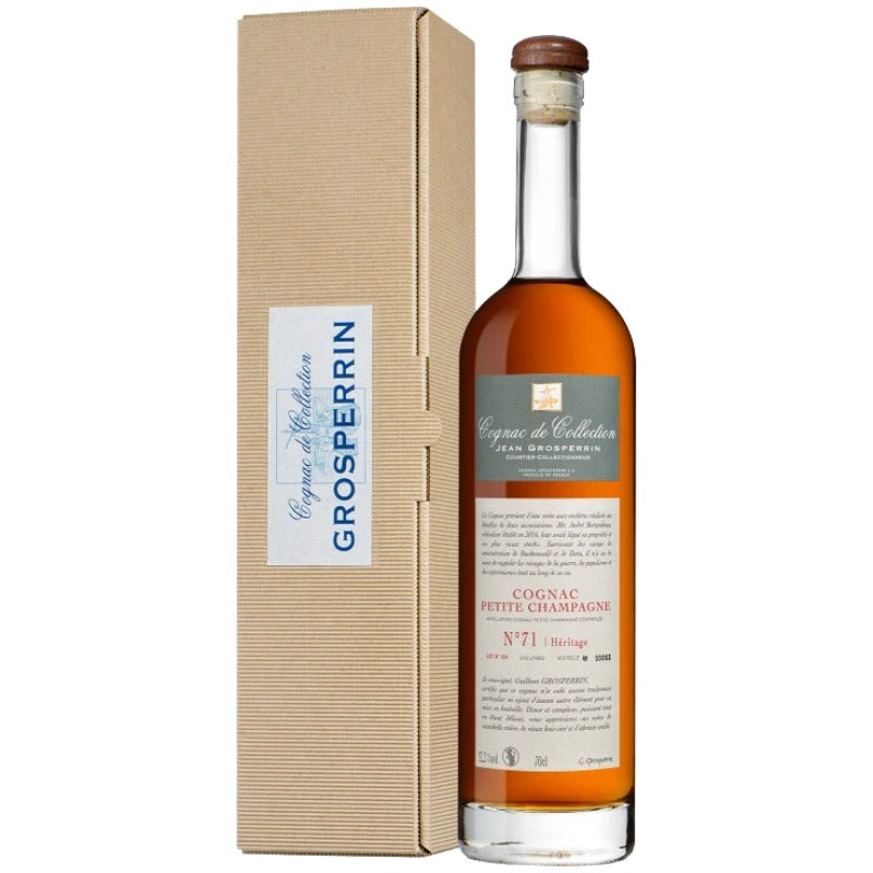 Bouteille de cognac Grosperrin N°71 Héritage