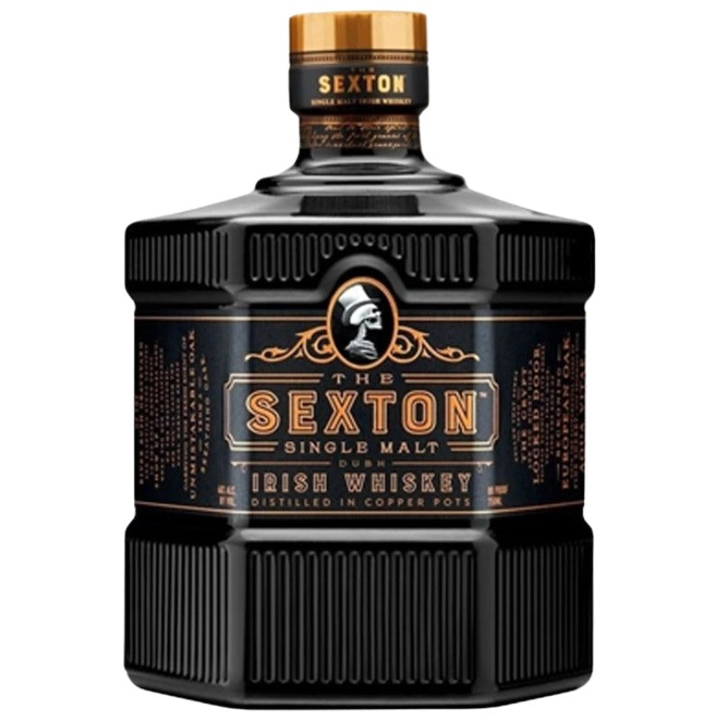 Bouteille de whiskey irlandais The Sexton Single Malt