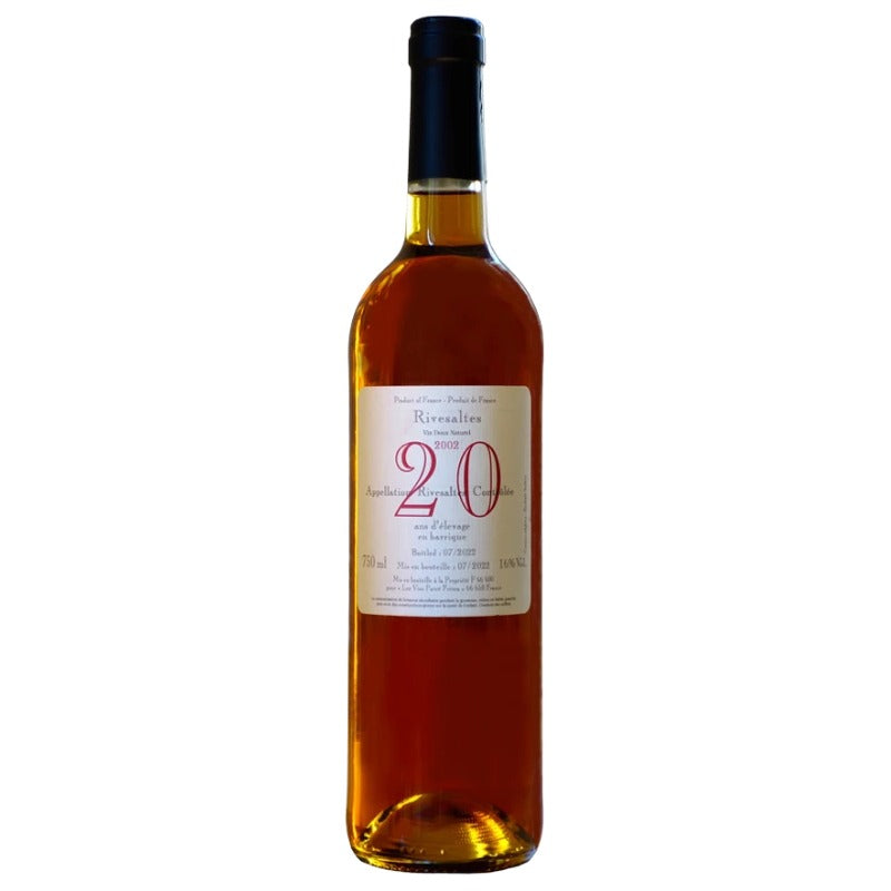 Bouteille de Parcé Frères Rivesaltes 20 ans d'âge