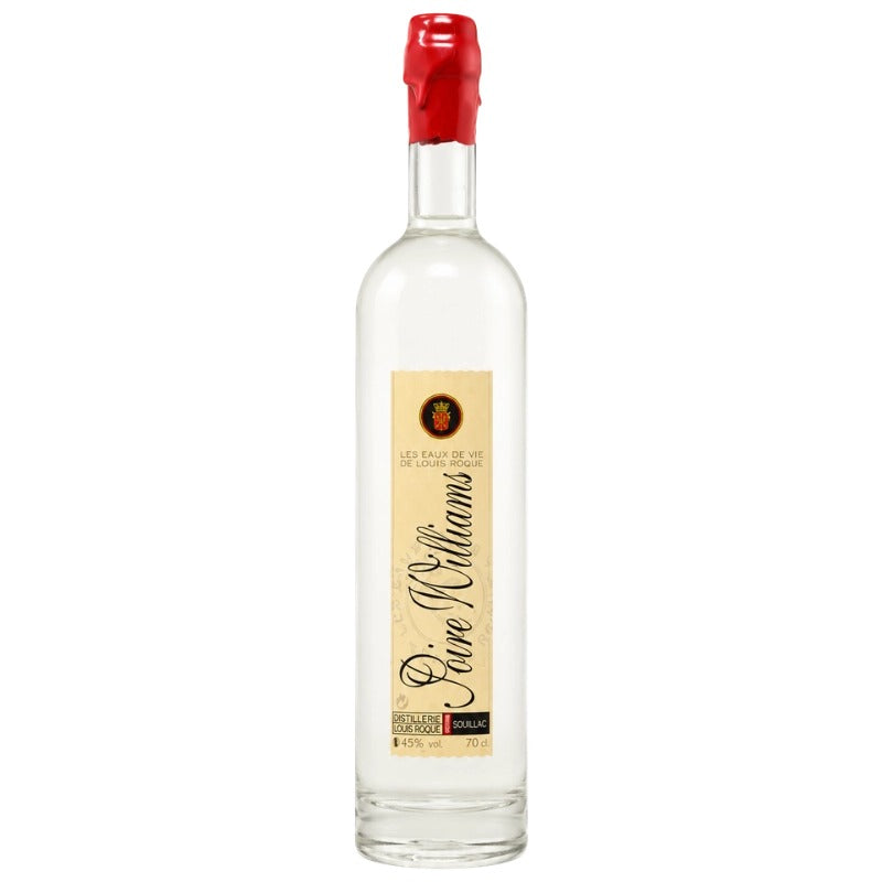 Bouteille d'eau-de-vie de poire williams Louis Roque, 70 cl