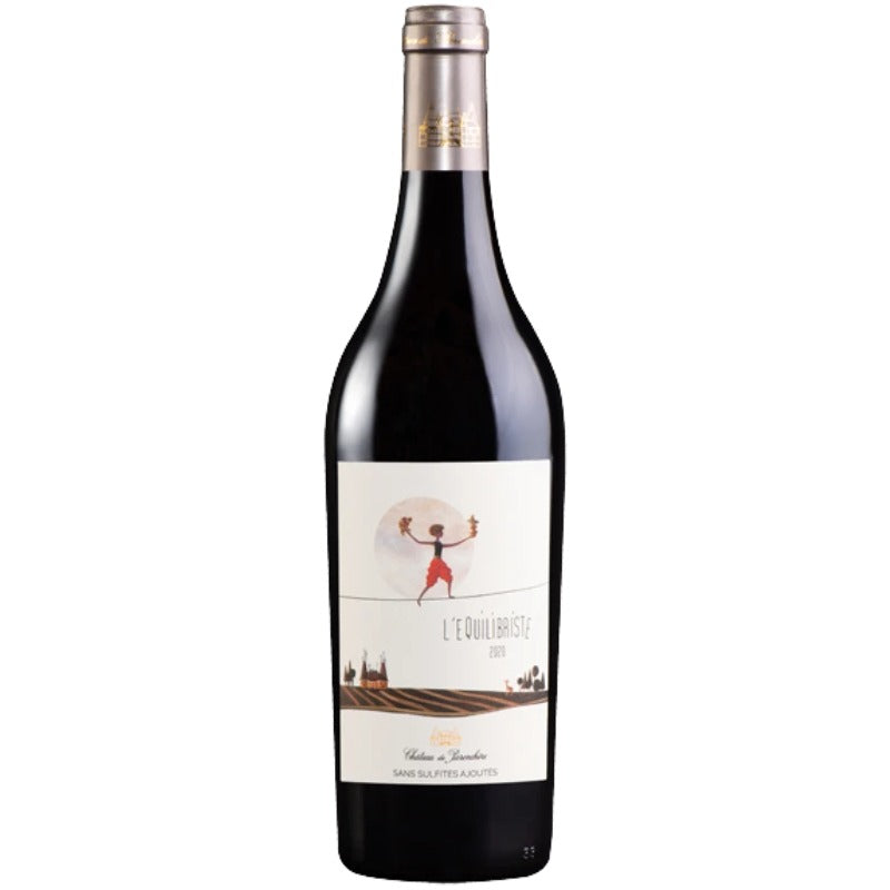 Bouteille du Château de Parenchère cuvée L'Équilibriste, sans soufre ajouté