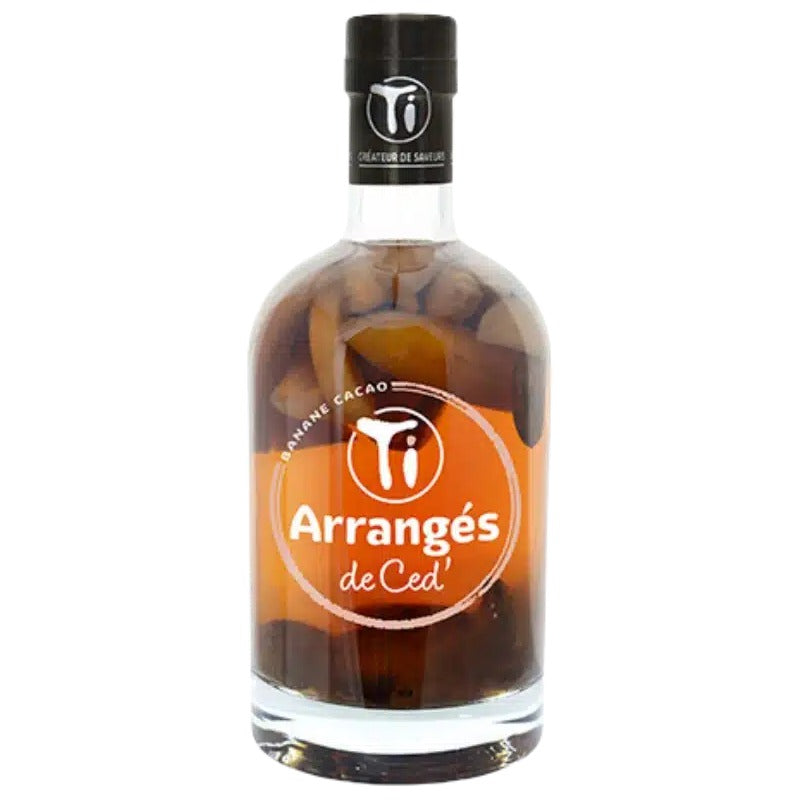 Bouteille de Ti Arrangé de Ced banane cacao