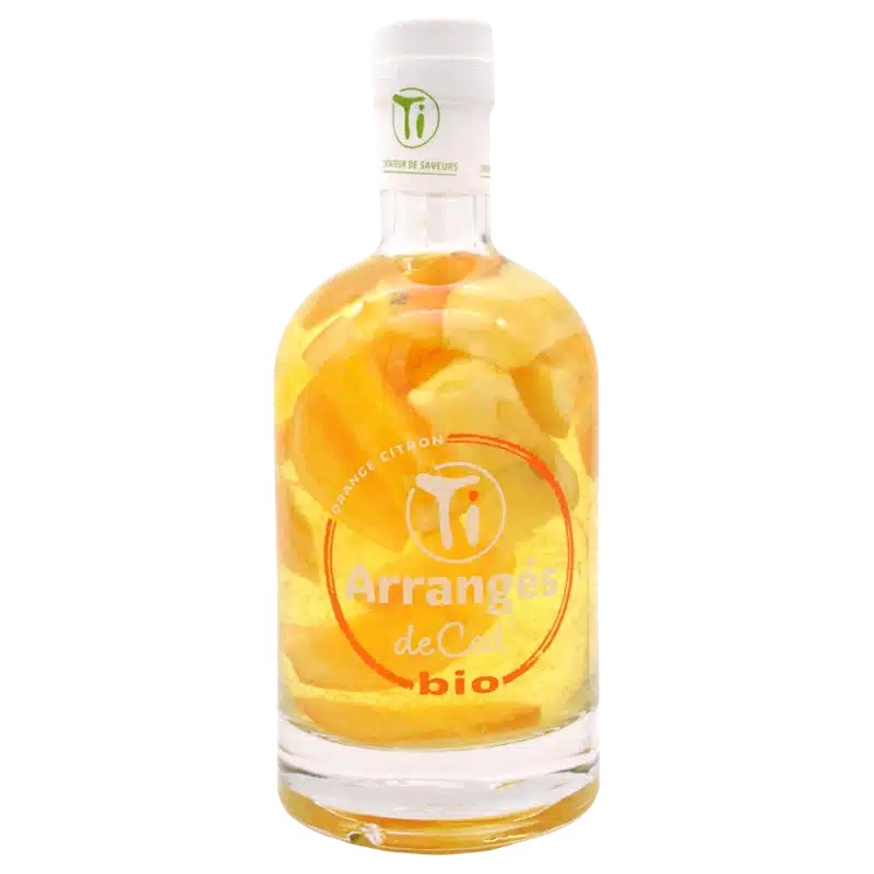 Bouteille de Ti Arrangé de Ced orange citron bio