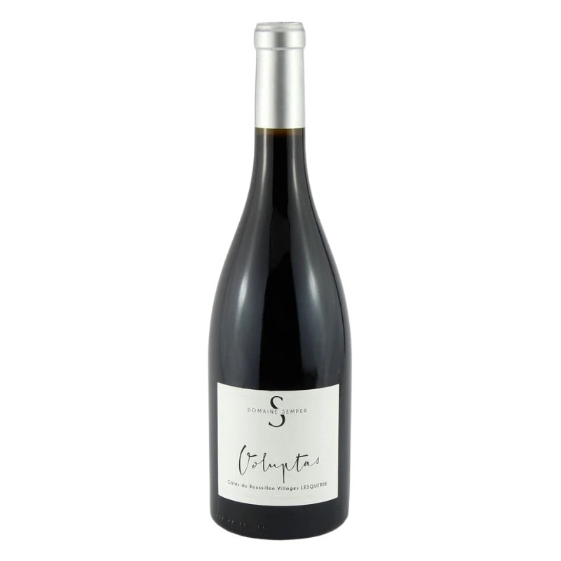 Bouteille du Domaine Semper cuvée Voluptas, Côtes du Roussillon Villages