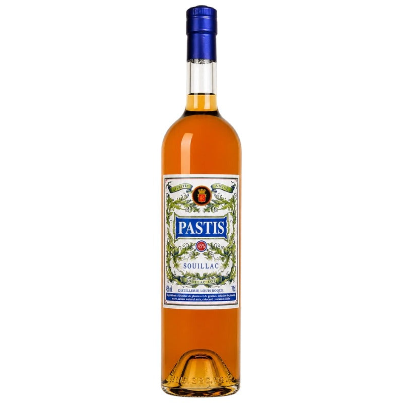 Bouteille de Pastis de Souillac, Maison Louis Roque