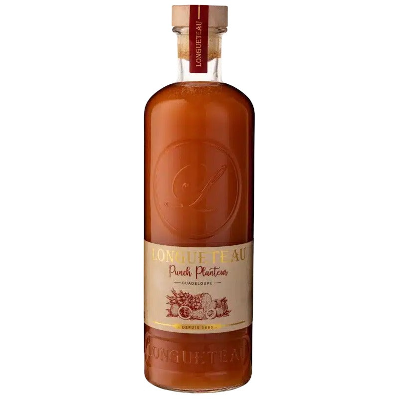 Bouteille de punch au rhum Longueteau Planteur, Guadeloupe