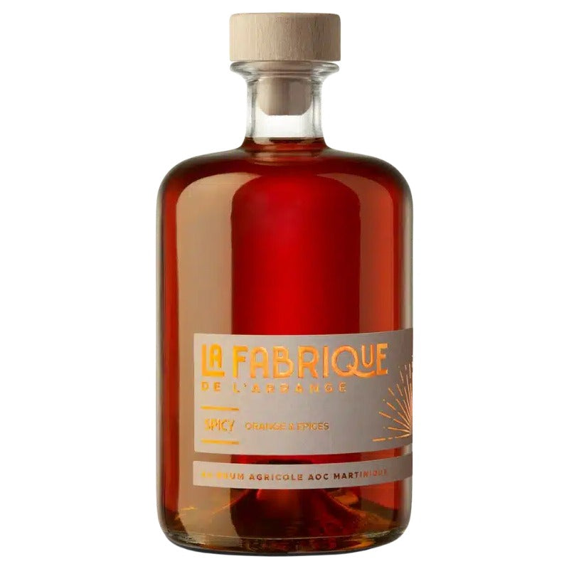 Bouteille de rhum arrangé La Fabrique Spicy, orange et épices