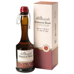 Bouteille et étui de Calvados Château du Breuil Réserve 8 ans d'âge