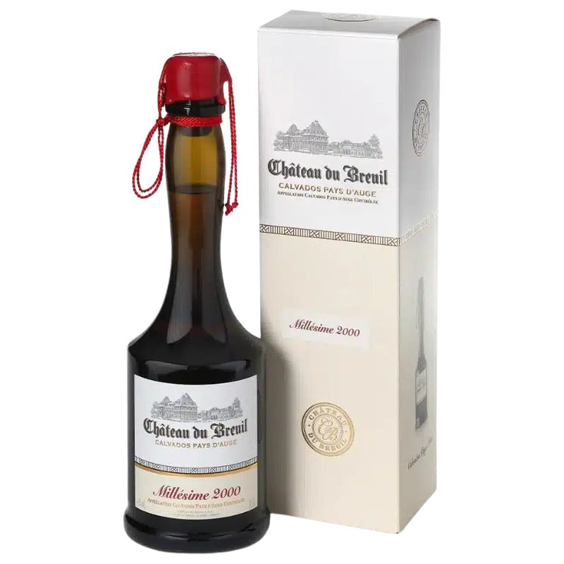 Bouteille de calvados Château du Breuil millésime 2000