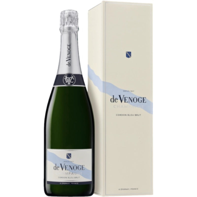 Bouteille de champagne De Venoge Cordon Bleu Brut