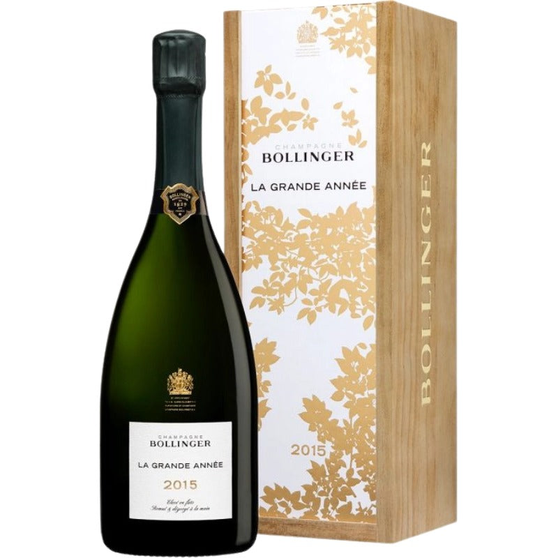 Bouteille de champagne Bollinger La Grande Année millésime 2015