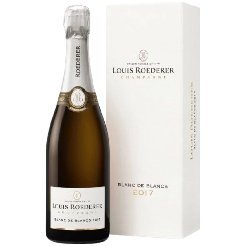 Bouteille de champagne Louis Roederer Blanc de Blancs millésime 2017