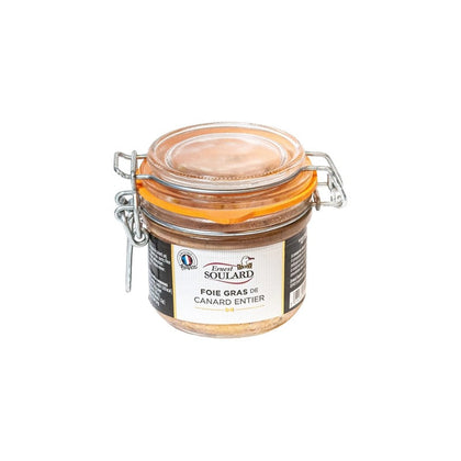 Bocal de foie gras de canard entier Ernest Soulard 130 g