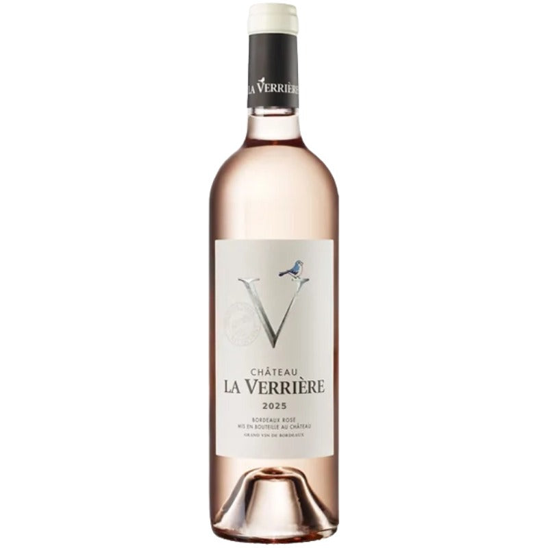 Bouteille du Château La Verrière rosé 2025, Bordeaux
