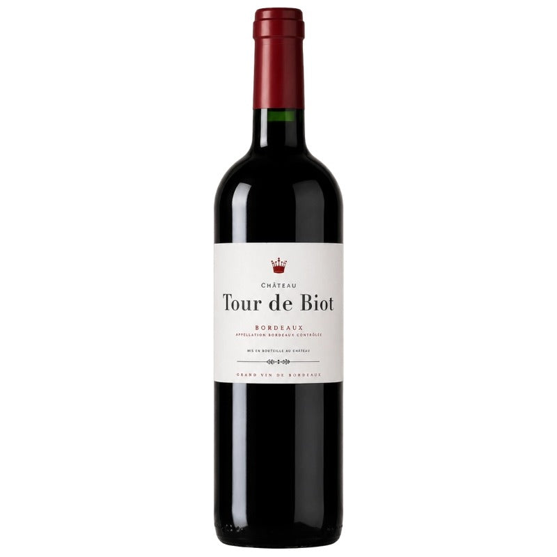 Bouteille du Château Tour de Biot rouge, Bordeaux