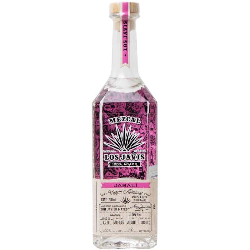 Bouteille de mezcal Los Javis Jabalí