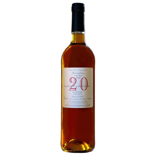 Bouteille de Parcé Frères Rivesaltes 20 ans d'âge