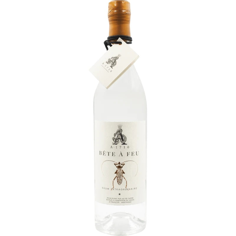 Bouteille de rhum blanc A.1710 Bête à Feu, Martinique
