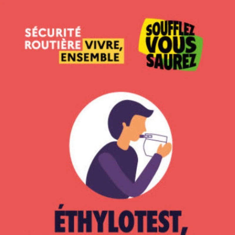Éthylotest 0,2 g/l — mode d'emploi